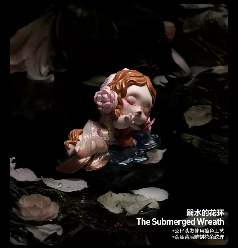 POP MART SKULLPANDA 'Petals in Four Acts' Series - Kawaii Anime Blind Box Action Figure Collectible Mystery Doll