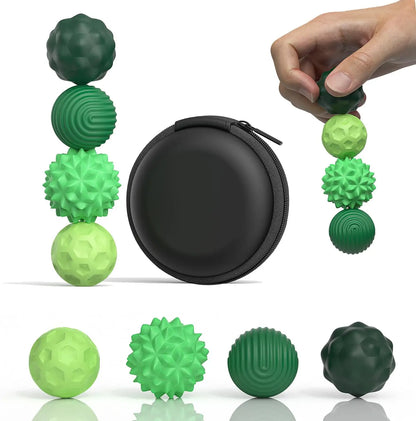 Silicone Magnetic Sensory Balls Fidget Toy Worry Balls Autism Calming Fidgeting Toys Anxiety Relief Stress Sensory Toy