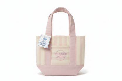 Trader Joe's Mini Striped Spring Totes Set (4 Pack)
