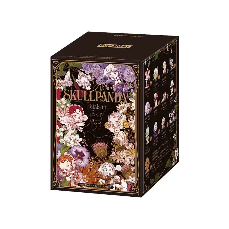 POP MART SKULLPANDA 'Petals in Four Acts' Series - Kawaii Anime Blind Box Action Figure Collectible Mystery Doll