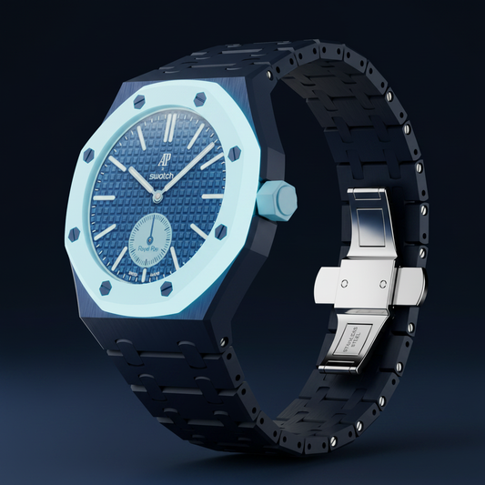 Royal Pop Strap — Cobalt Blue | Bioceramic Band for Swatch × AP Royal Pop