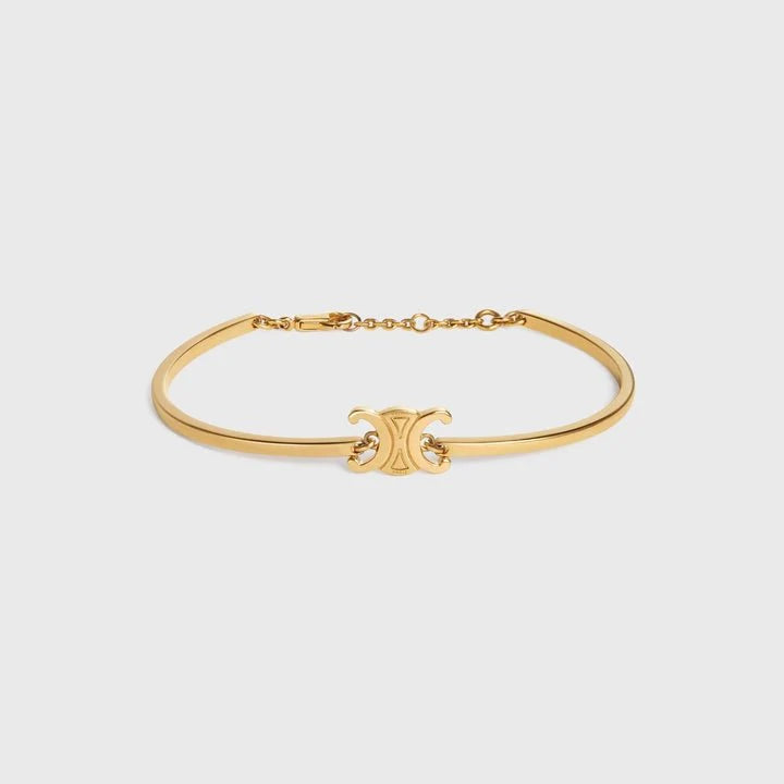 CELINE Brass Triomphe Articulated Bracelet(2 Colors)