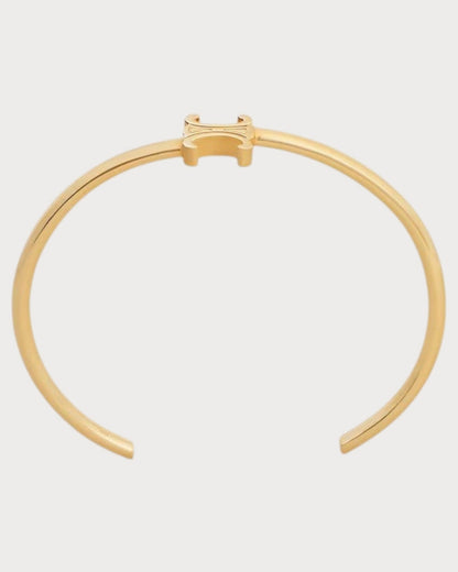 CELINE Triomphe Asymmetric Cuff Brass(2 Colors)