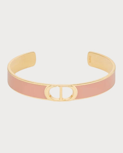 CHRISTIAN DIOR 30 Montaigne Thin Bangle Gold-Finish Metal(2 Colors)