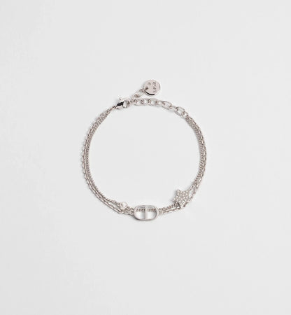 CHRISTIAN DIOR Petit CD Double Bracelet Gold-Finish Metal(2 Colors)
