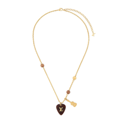18K Louis Vuitton Picks Pendant Necklace