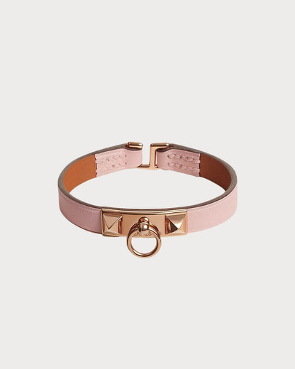 HERMES Rivale Bracelet Swift Leather(Mini/Many/Rose Gold)