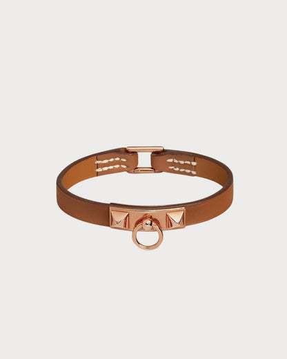 HERMES Rivale Bracelet Swift Leather(Mini/Many/Rose Gold)
