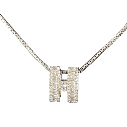 18K Hermes Diamonds Necklace
