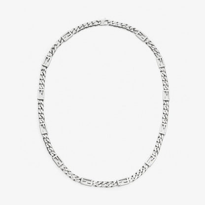 18K Fendi Baguette Chain Necklace