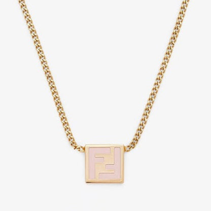 18K Fendi Forever Pink Necklace