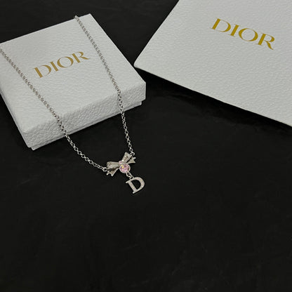 18K Dior Bowknot Vintage Necklace