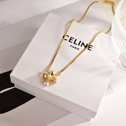 18K Celine Celine Pearl Necklace