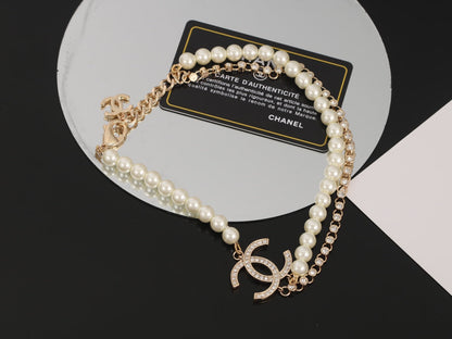 18K  Chanel Pearls Necklace