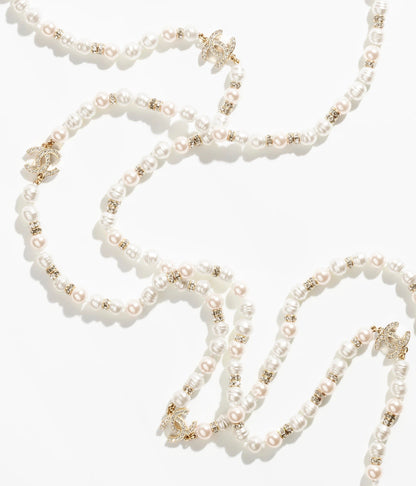 18K  Chanel Pearl Choker Necklace