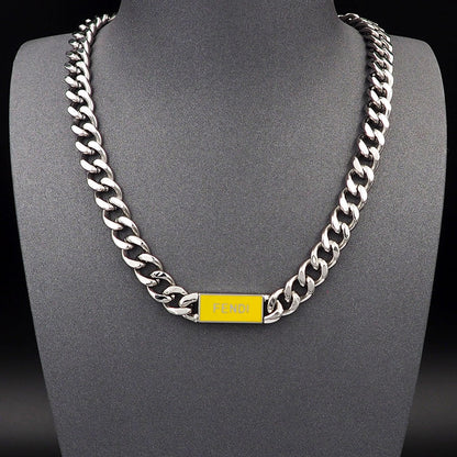 18K Fendi Chain Necklace