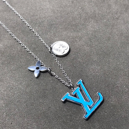 18K Louis Vuitton Blue Turquoise Necklace