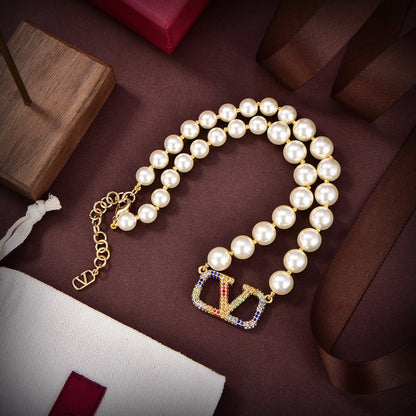 18K Valentino VLogo Signature Necklace
