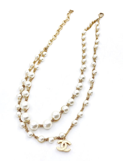 18K  Chanel Pearls Necklace