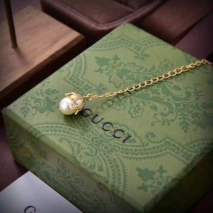 18K Double Gucci Fashion Show Chain Necklace