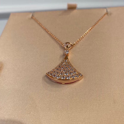 18K BVLGARI BVLGARI Dream Pave Diamond Necklace