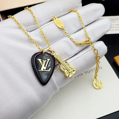 18K Louis Vuitton Picks Pendant Necklace