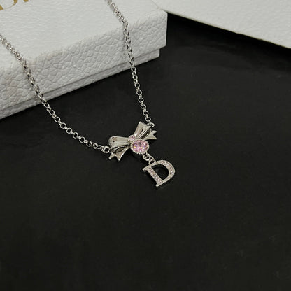 18K Dior Bowknot Vintage Necklace
