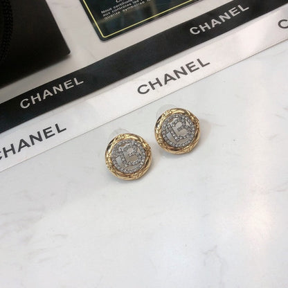 18K  Chanel No.13 Diamond Earrings