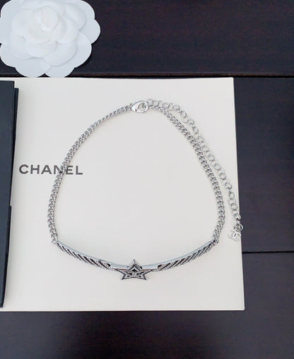 18K  Chanel Star Diamonds Necklace
