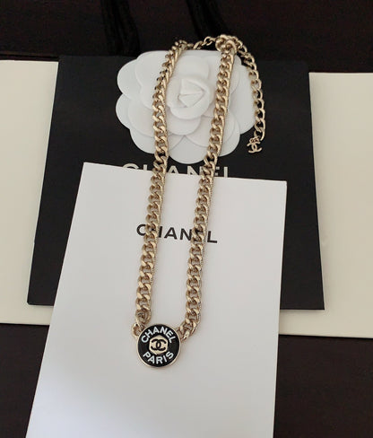 18K  Chanel Paris Choker Necklace