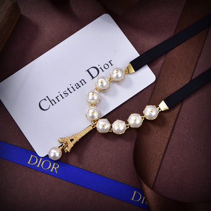 18K Dior Plan De Paris Choker Necklace