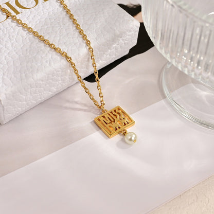 18K Dior Miss Necklace