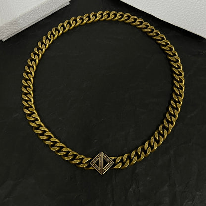 18K Dior Diamond Chain Necklace