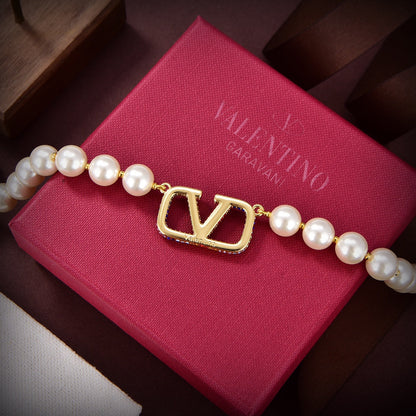 18K Valentino VLogo Signature Necklace