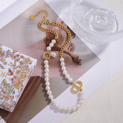 18K Dior 30 Montaigne Pearls Necklace
