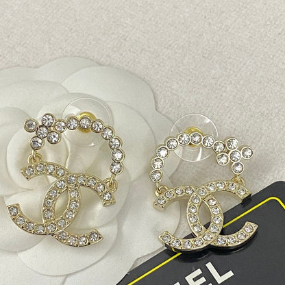 18K  Chanel Diamond Earrings