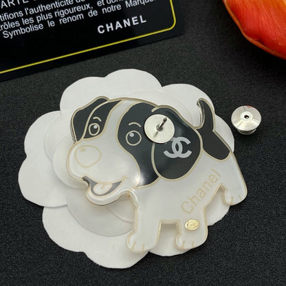 18K  Chanel Dog Brooch
