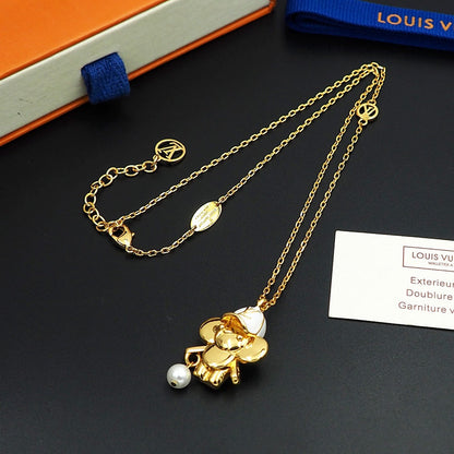 18K Louis Vuitton Vivienne Necklace