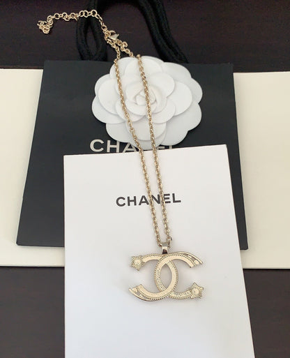 18K  Chanel Star Choker Necklace
