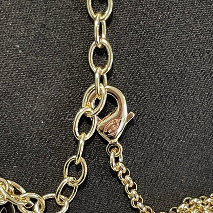 18K  Chanel Color Logo Choker Necklace