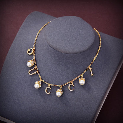 18K Double Gucci Fashion Show Chain Necklace