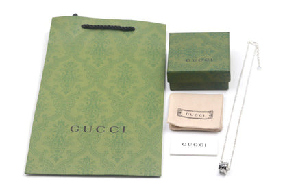 18K Double Gucci Icon Twirl Necklace