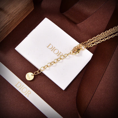 18K Petit Dior Pearls Necklace