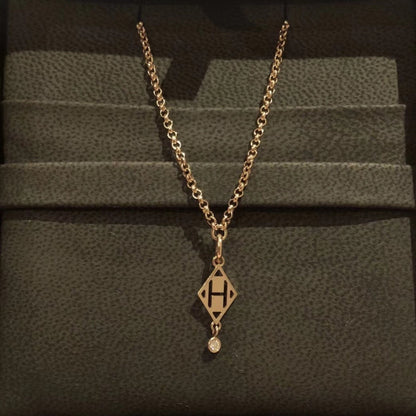 18K Gambade Pendant Hermes Necklace
