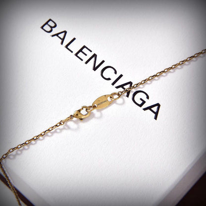 18K Balenciaga Hourglass Bag Necklace