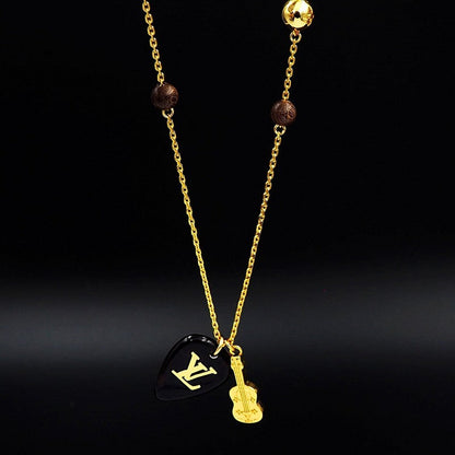 18K Louis Vuitton Picks Pendant Necklace