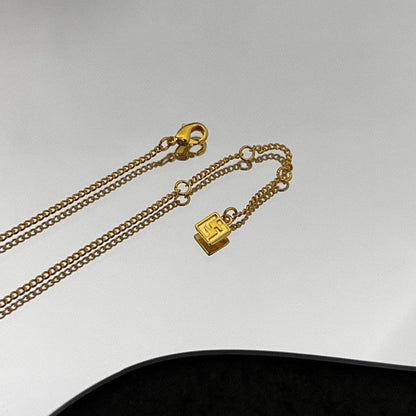 18K Fendi Forever Pink Necklace