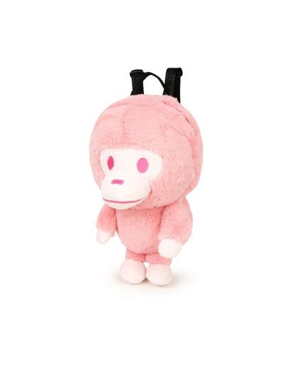 BAPE BABY MILO LARGE PLUSH BACKPACK PINK