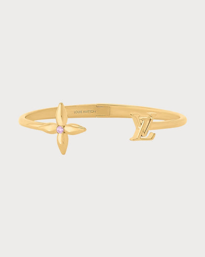 LOUIS VUITTON M1441S Louisette Signature Bracelet Metal(2 Colors)