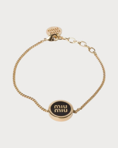 MIU MIU Enameled Metal Bracelet(3 Colors)